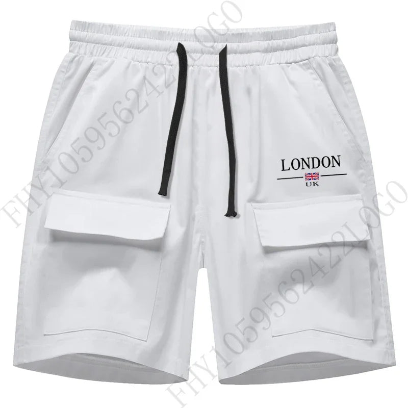 Comfortable Outdoor Hiking Fishing Sports Shorts 2025 Men's Summer Multi-pocket cargo shorts Casual Breathable fitness jogging s