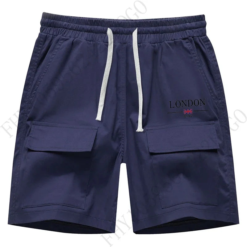 Comfortable Outdoor Hiking Fishing Sports Shorts 2025 Men's Summer Multi-pocket cargo shorts Casual Breathable fitness jogging s
