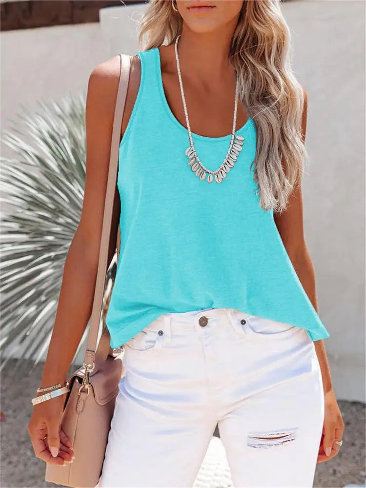 2025 New Customized Print Top for Women DIY Photo or Logo Tank Top O-neck Cotton Tee