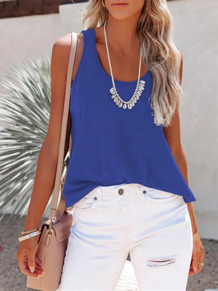 2025 New Customized Print Top for Women DIY Photo or Logo Tank Top O-neck Cotton Tee