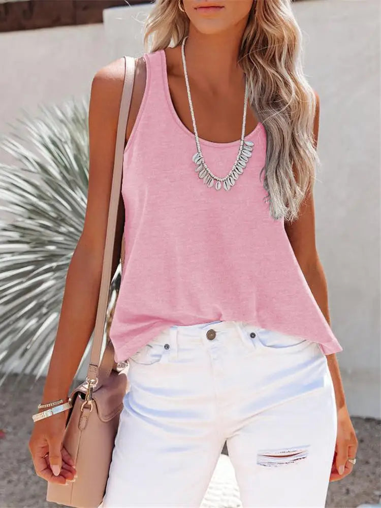 2025 New Customized Print Top for Women DIY Photo or Logo Tank Top O-neck Cotton Tee