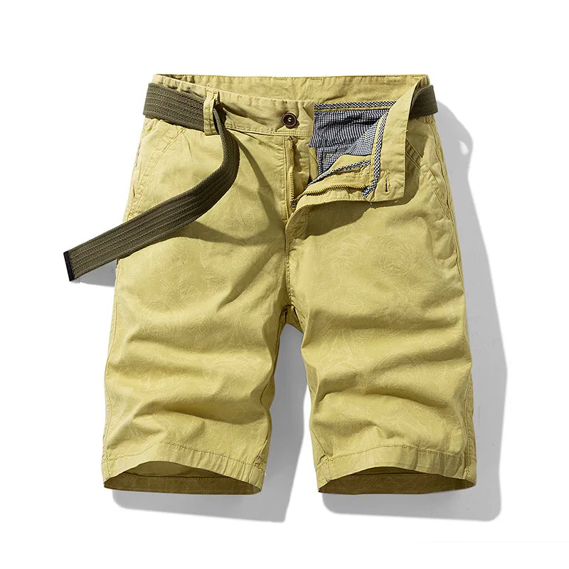 Men Solid Cargo Shorts Summer Mens Fashion Cotton Military Shorts Outdoor Bermuda Quick Dry Joggers Shorts Male Plus Size 38 Hot