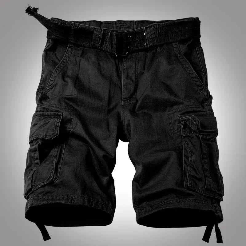 European and American Trendy Young Men's Spring and Summer Fashionable and Versatile Casual Workwear Camouflage Shorts.