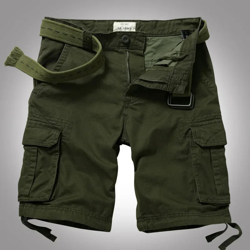 European and American Trendy Young Men's Spring and Summer Fashionable and Versatile Casual Workwear Camouflage Shorts.